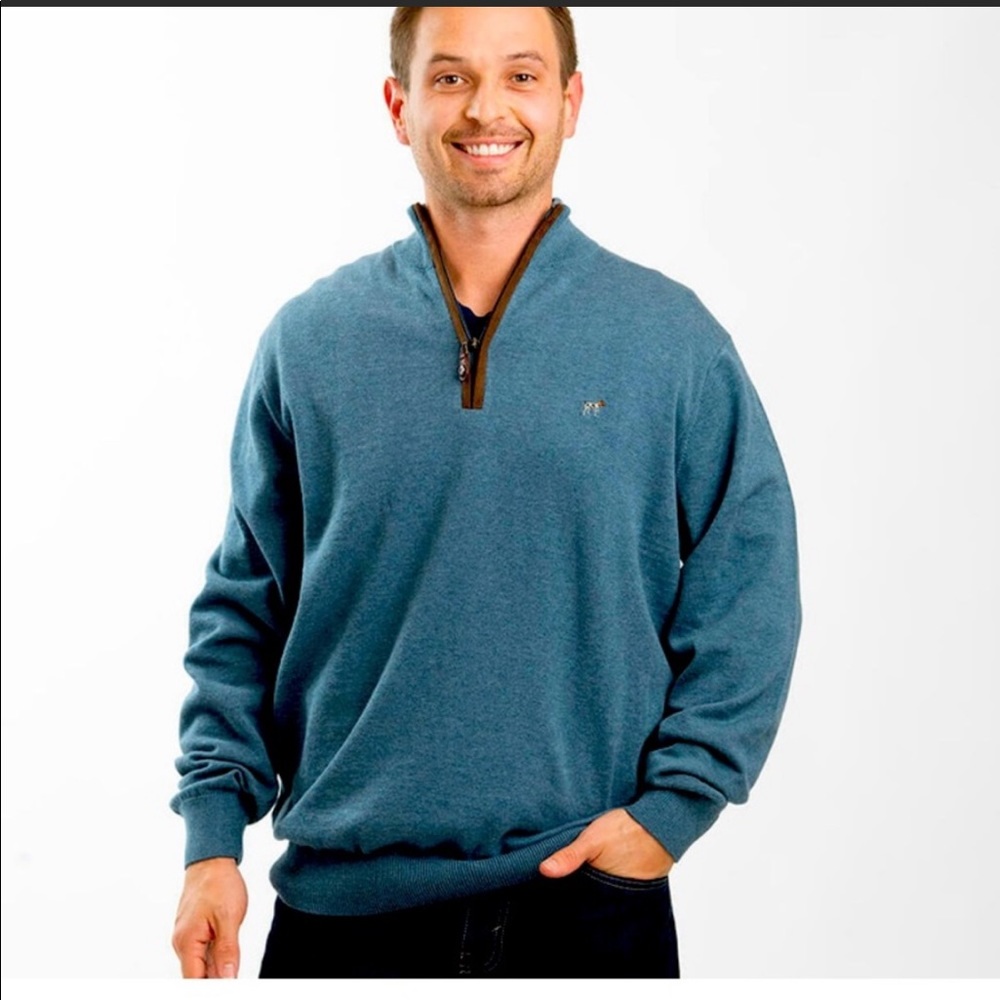 Southern Point half zip sweater large